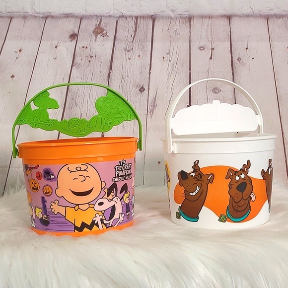 Charlie Brown Snoopy & Scooby-Doo 2012 2016 McDonald's Boo Buckets Collectible - Picture 4 of 17